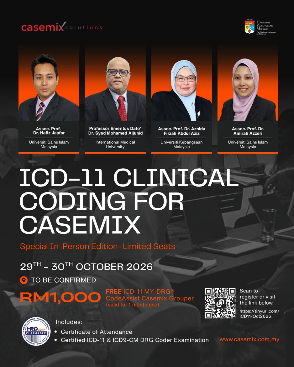Training programme poster