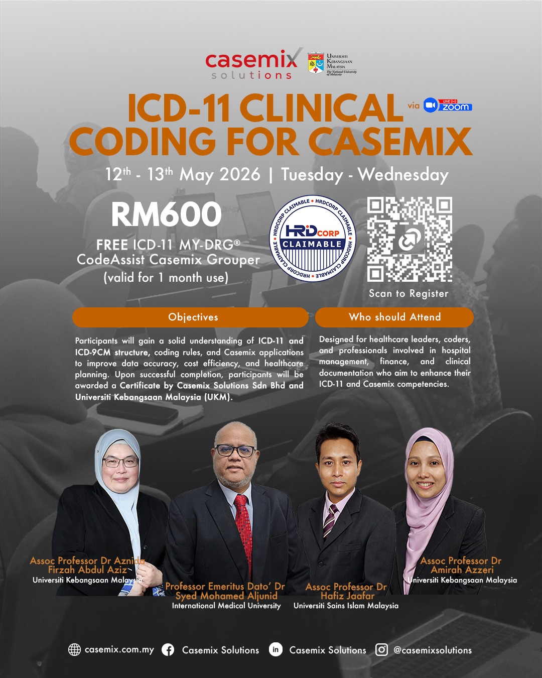 Training programme poster