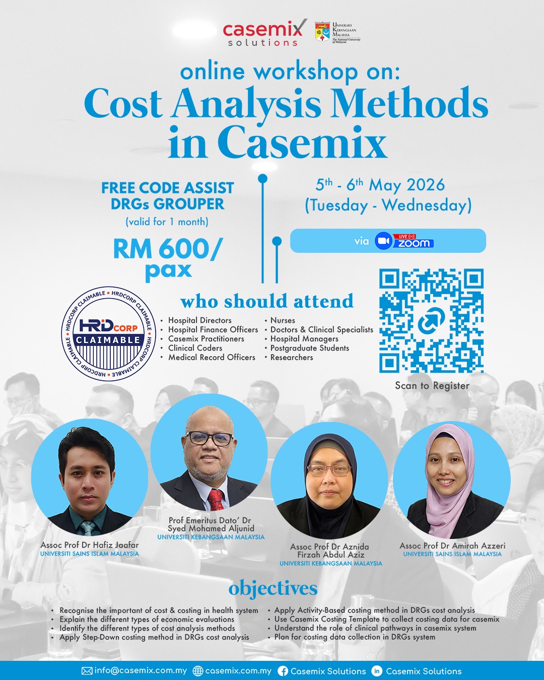 Training programme poster